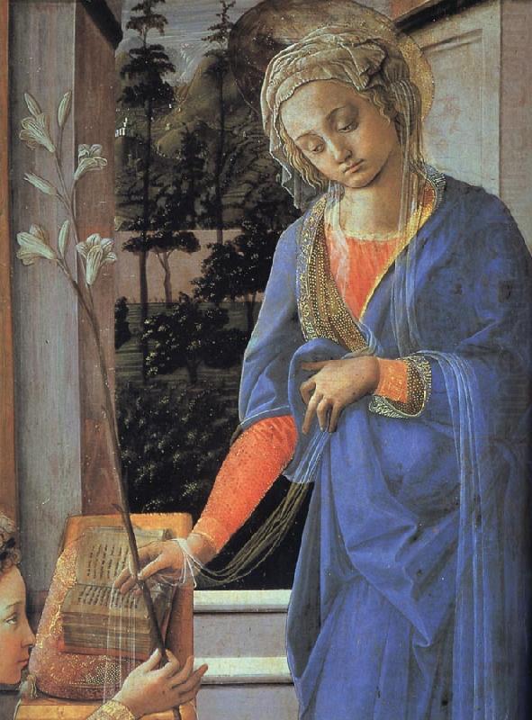 Fra Filippo Lippi Details of The Annunciation china oil painting image